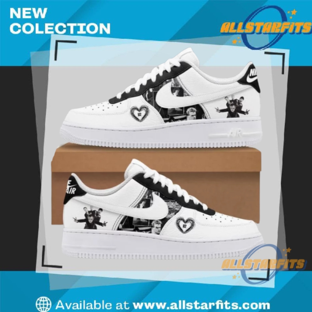 "Exclusive Limited Edition Nike Air Force 1: Icons and Influencers Unite" 6 U2 Band Limited Edition Nike Air Force 1