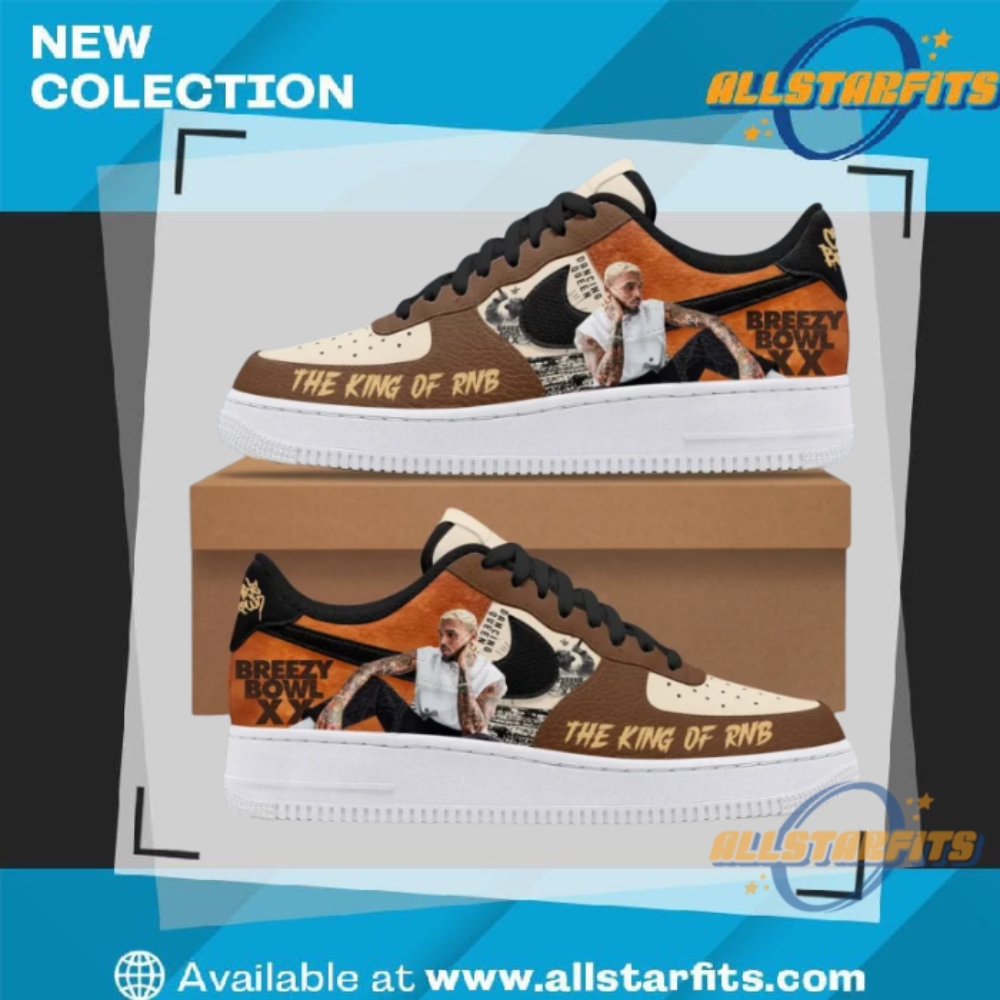 "Exclusive Limited Edition Nike Air Force 1: Icons and Influencers Unite" 11 Chris Brown The King Of Rnb Limited Edition Nike Air Force 1