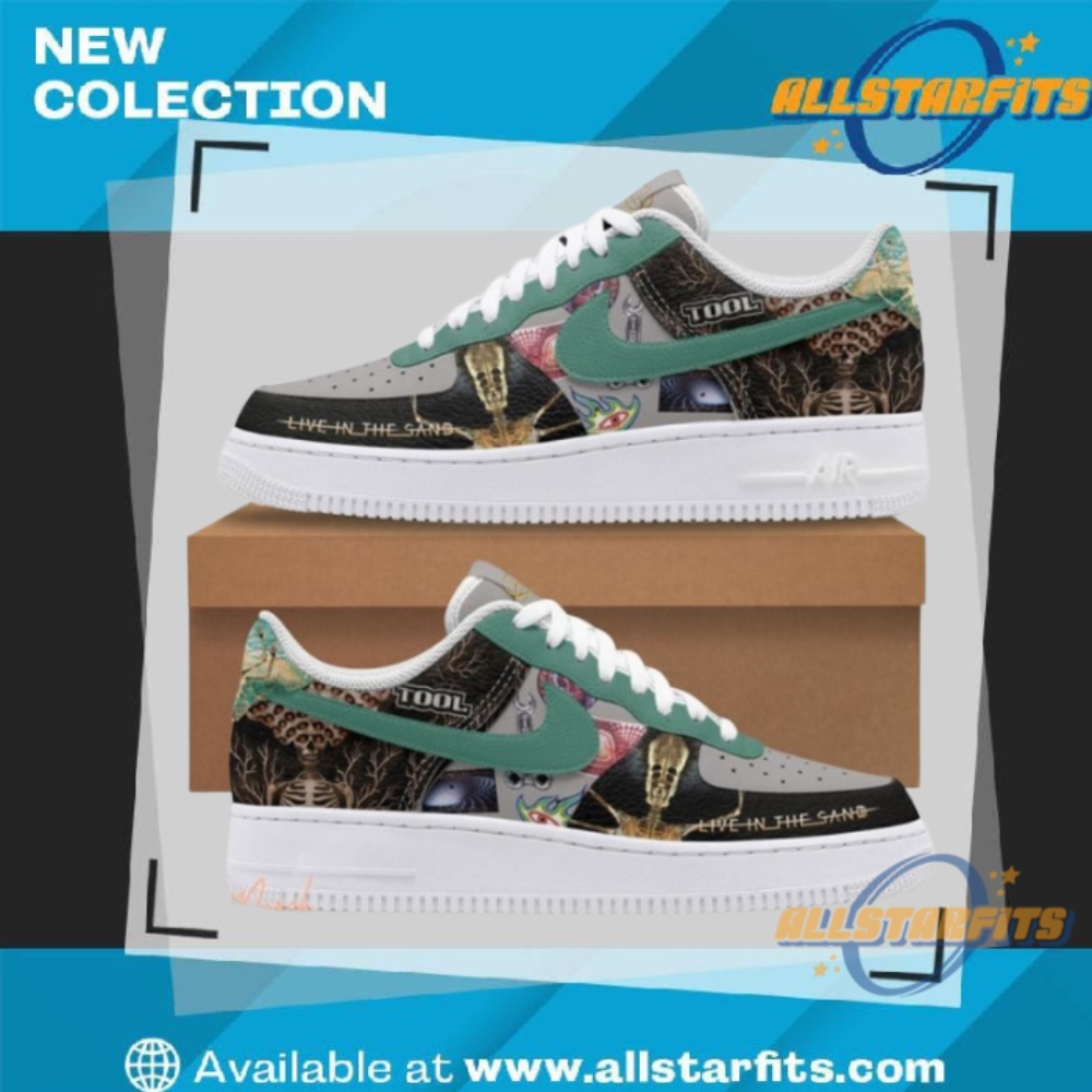 "Exclusive Limited Edition Nike Air Force 1: Icons and Influencers Unite" 13 Tool Live In The Sand Limited Edition Air Force 1