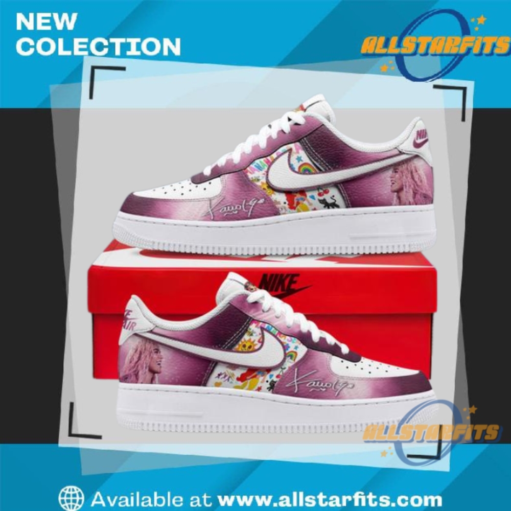 "Exclusive Limited Edition Nike Air Force 1: Icons and Influencers Unite" 29 Karol G Signature Limited Edition Nike Air Force 1