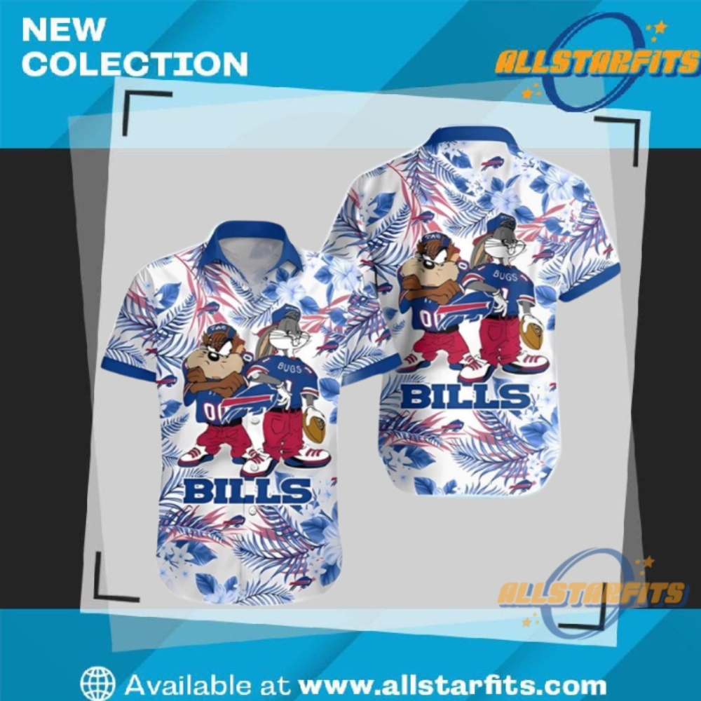 "Top 5 Unique Hawaiian Shirts for Buffalo Bills Fans" 4 Taz And Bugs Buffalo Bills Hawaiian Shirt