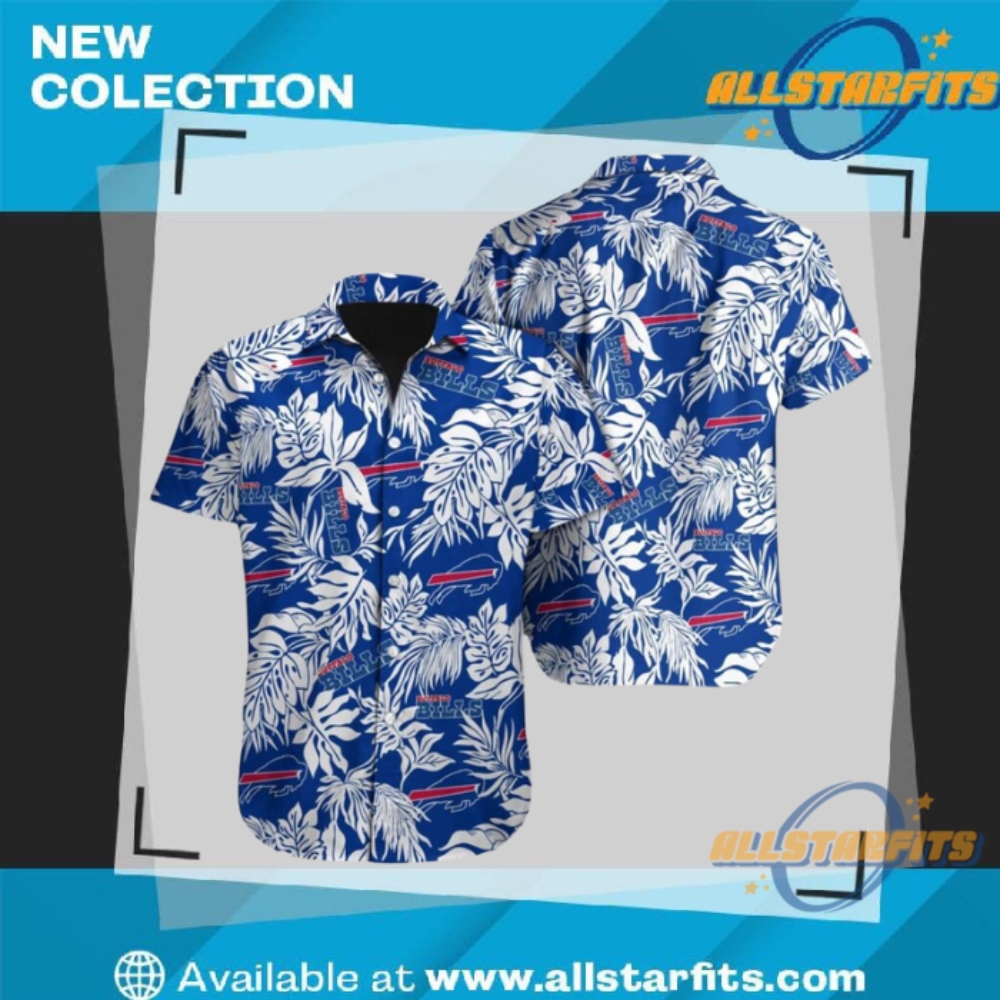 "Top 5 Unique Hawaiian Shirts for Buffalo Bills Fans" 11 Buffalo Bills Tropical Leafs Designs Hawaiian Shirt