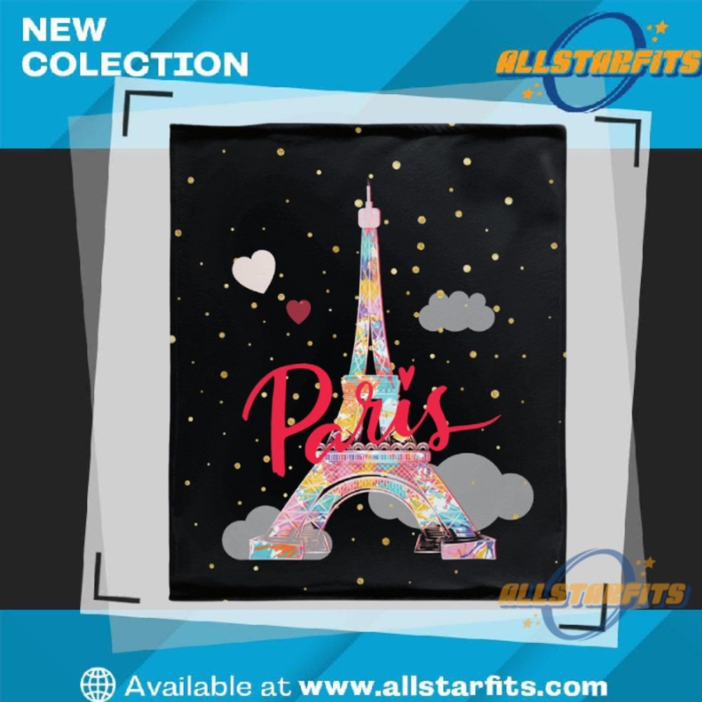 "Top Military Fleece Blankets: Air National Guard to Army Vet" 12 Paris Tower Fleece Throw Blanket