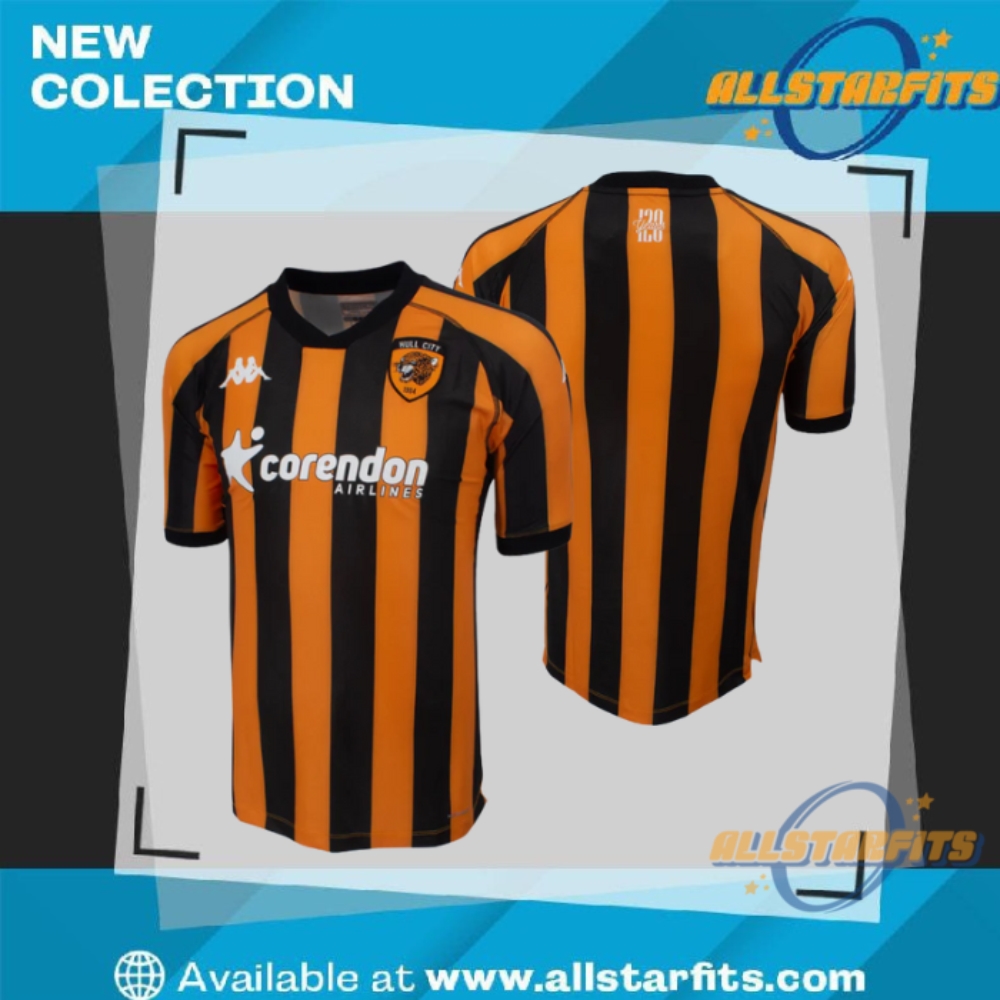 "Shop Iconic Soccer Jerseys: England, Panathinaikos, Manchester United, Hull City" 7 2024 25 Hull City Home Shirt