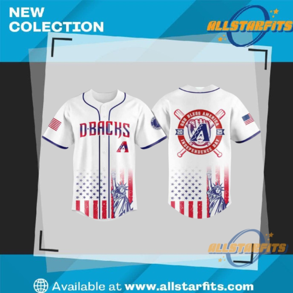 "Top 2025 Baseball Jerseys: Mariners, Popes, Trash Pandas & Royals" 7 2025 D Backs Independence Day Jersey