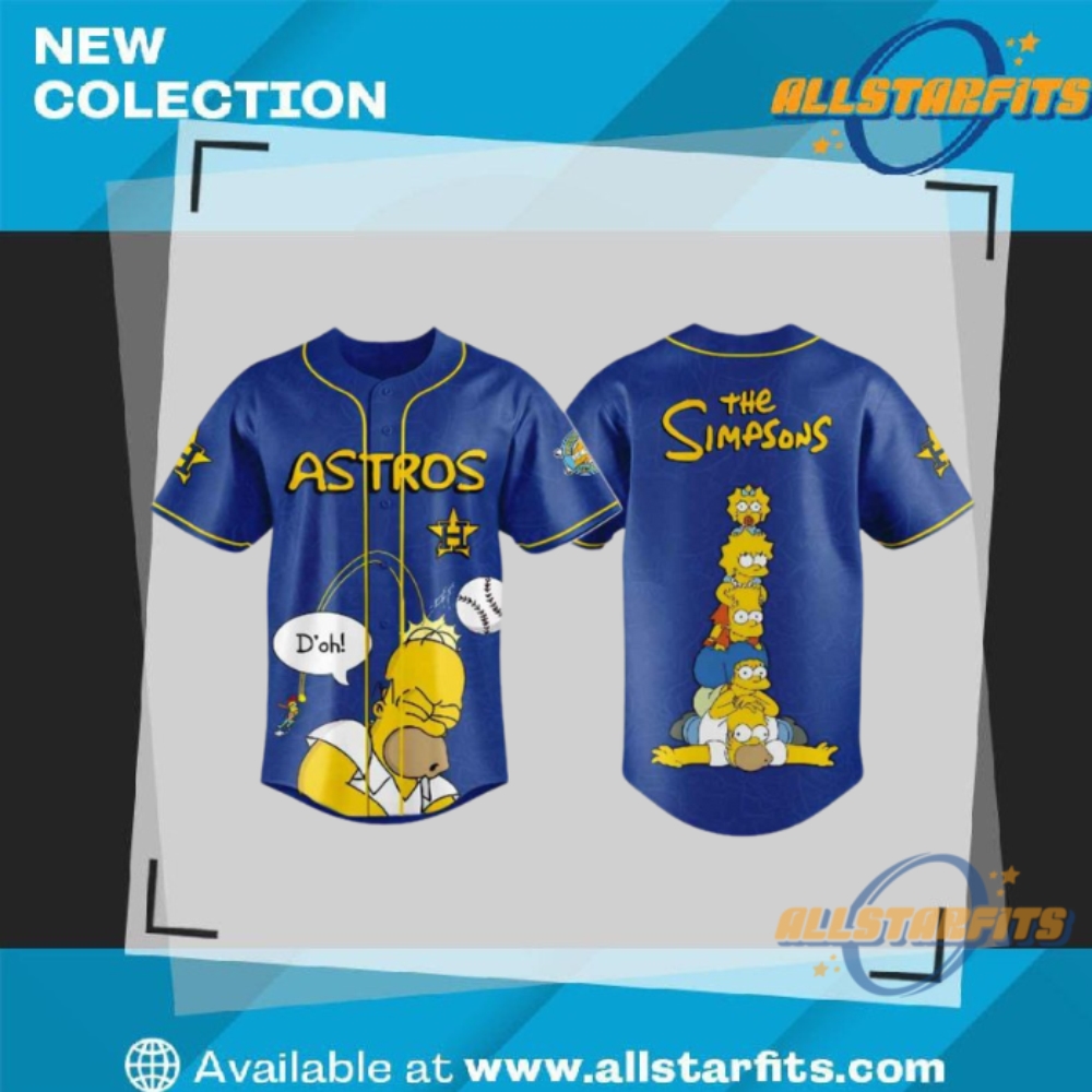 "Top 2025 Baseball Jerseys: Mariners, Popes, Trash Pandas & Royals" 16 2025 Astros The Simpsons Jersey
