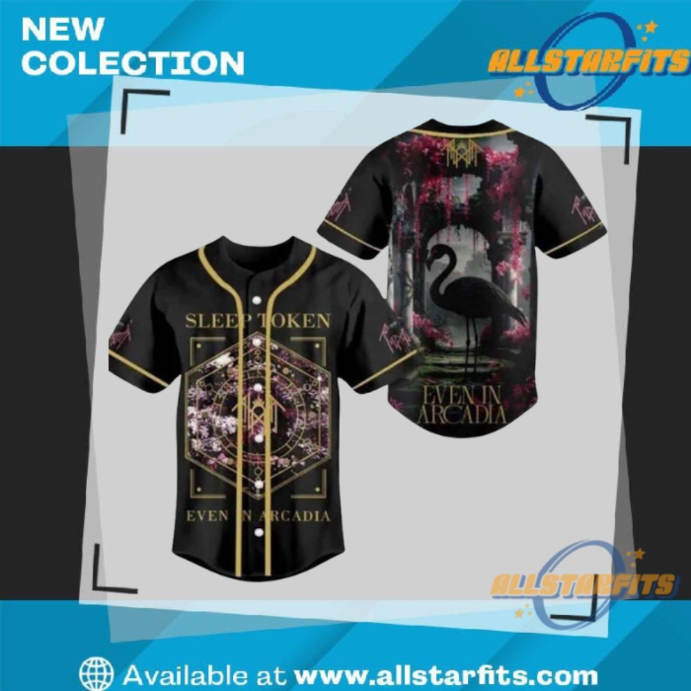 "Top 2025 Baseball Jerseys: Mariners, Popes, Trash Pandas & Royals" 20 Sleep Token Even In Arcadia Baseball Jersey