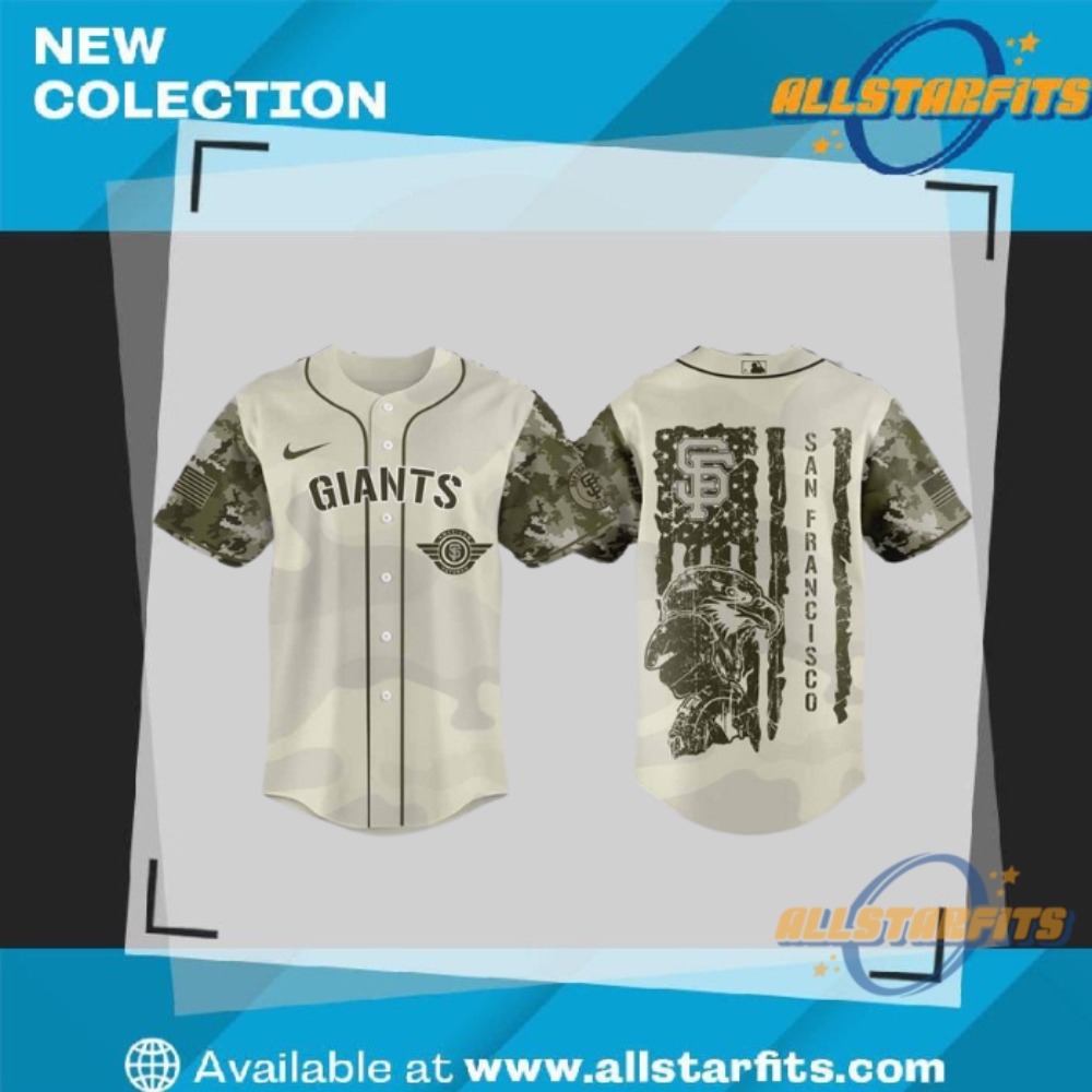 "Top 2025 Baseball Jerseys: Mariners, Popes, Trash Pandas & Royals" 23 San Francisco Giants X Armed Forces Day Night Baseball Jersey