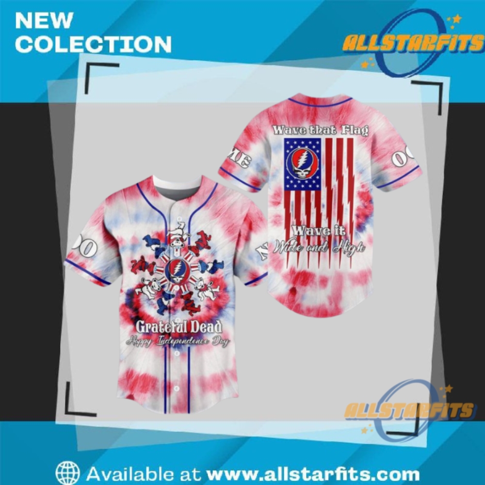 "Top Celebrity Baseball Jerseys: Billy Joel, George Strait, and More" 9 Grateful Dead Baseball Jersey