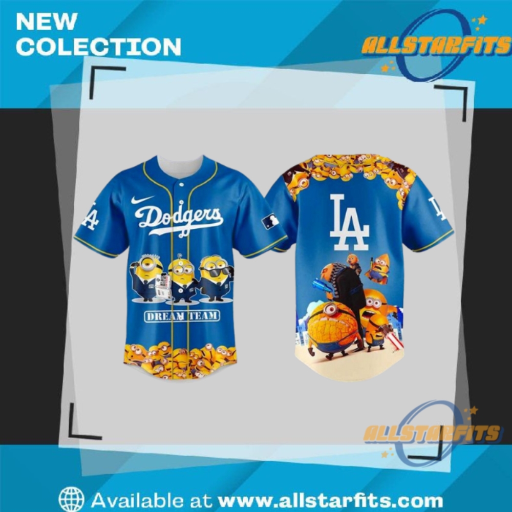 "Top Celebrity Baseball Jerseys: Billy Joel, George Strait, and More" 13 Los Angeles Dodgers X Minions 2025 Jersey