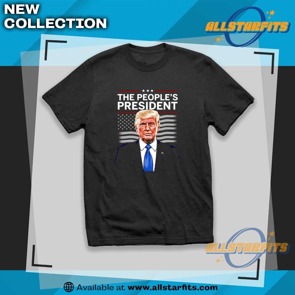 The Peoples President Trump Us Flag Shirt