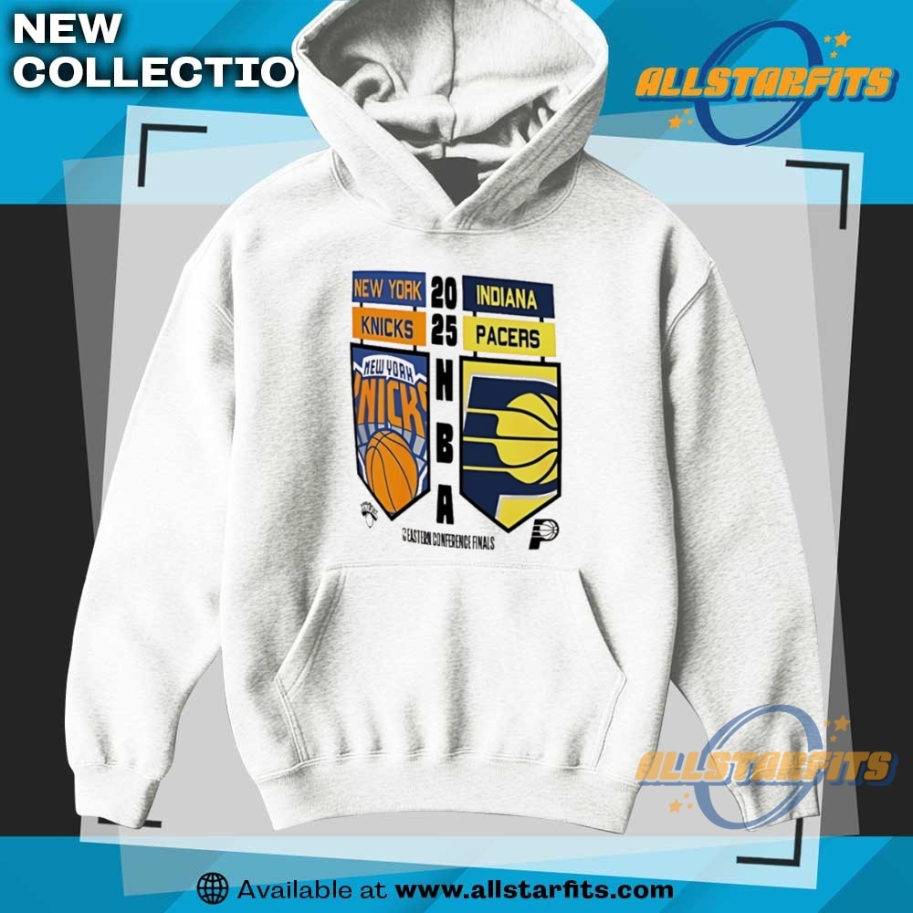 New York Knicks Vs Indiana Pacers Nba 2025 Eastern Conference Finals Shirt 7 New York Knicks vs Indiana Pacers NBA 2025 Eastern Conference Finals shirt