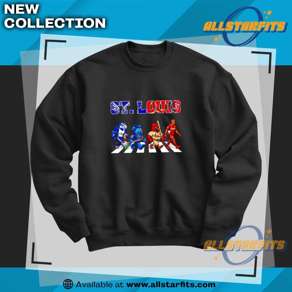 St Louis Sports Abbey Road Mascot Shirt 6 St Louis sports Abbey Road mascot shirt