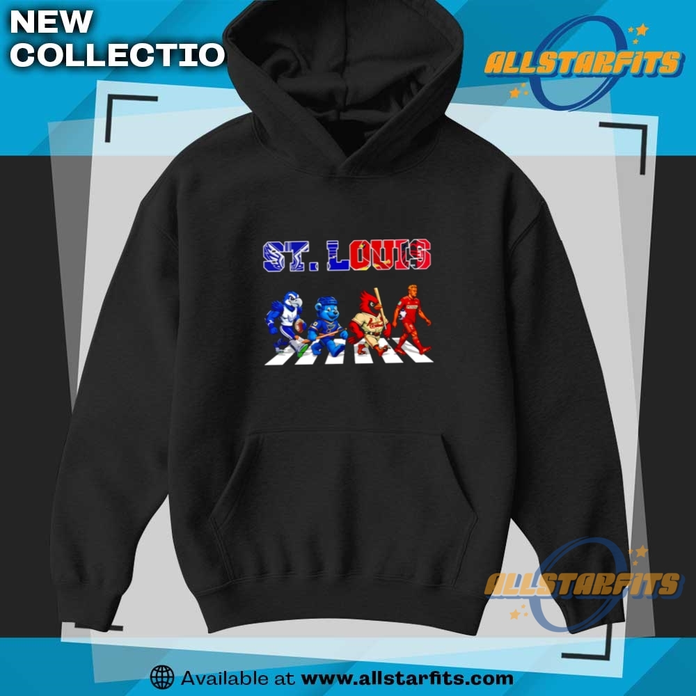 St Louis Sports Abbey Road Mascot Shirt 7 St Louis sports Abbey Road mascot shirt