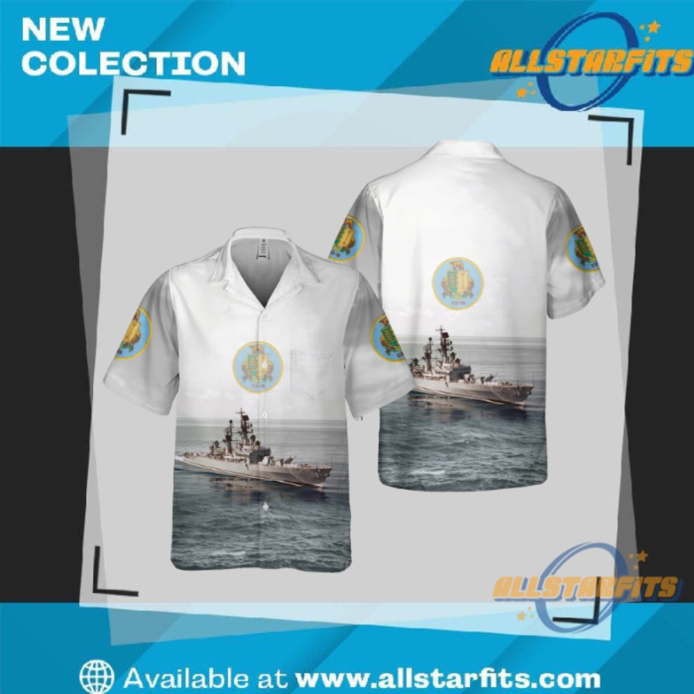 "Top 5 Unique Regular Hawaiian Shirts for Sports and Music Fans" 36 Us Navy Uss Dale Leahyclass Cruiser Pocket Hawaiian Shirt