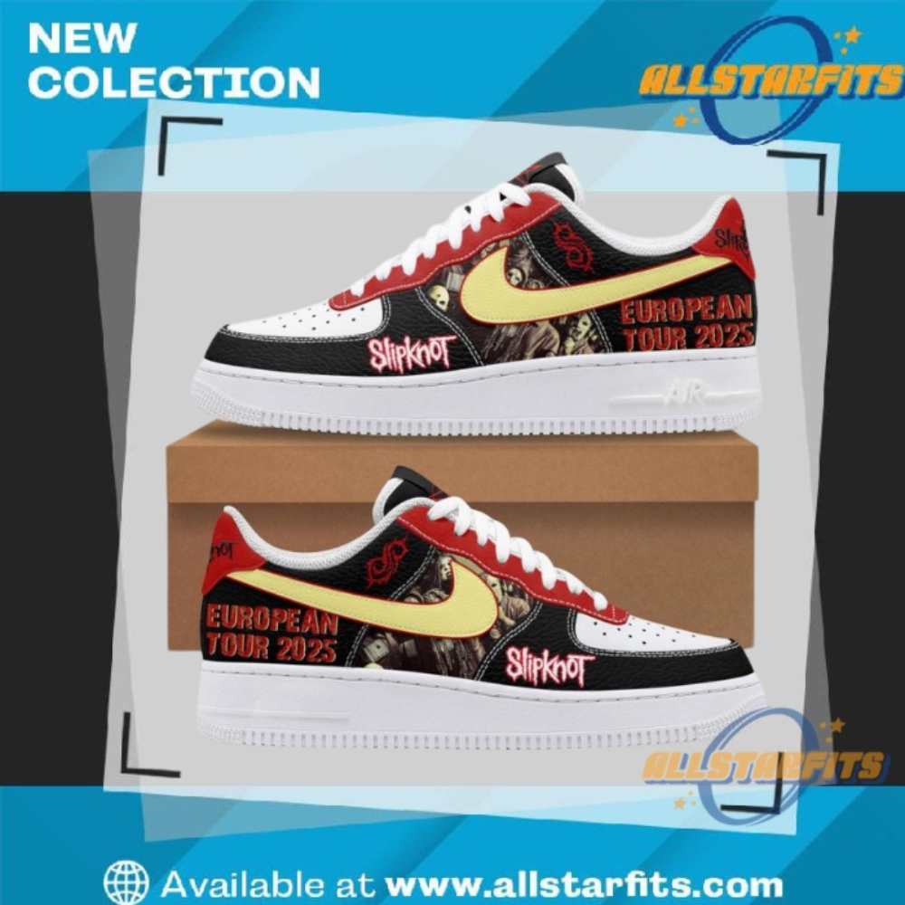 "Top 5 Must-Have Limited Edition Nike Air Force 1 Releases" 15 Slipknot European Tour 2025 Limited Edition Nike Air Force 1
