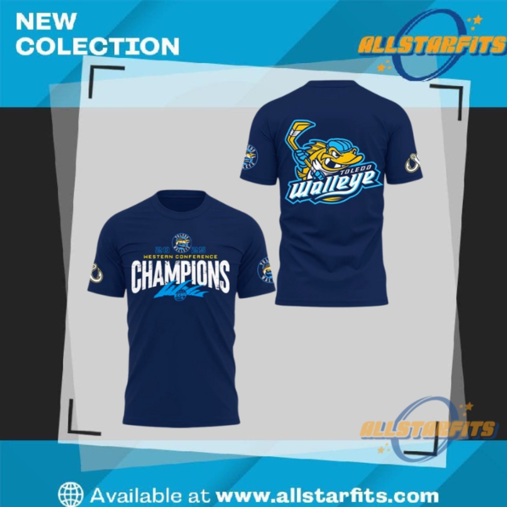 "Top 5 Must-Have 2025 Rock Tour T-Shirts for Fans" 30 2025 Echl Toledo Walleye Champions Premium T Shirt