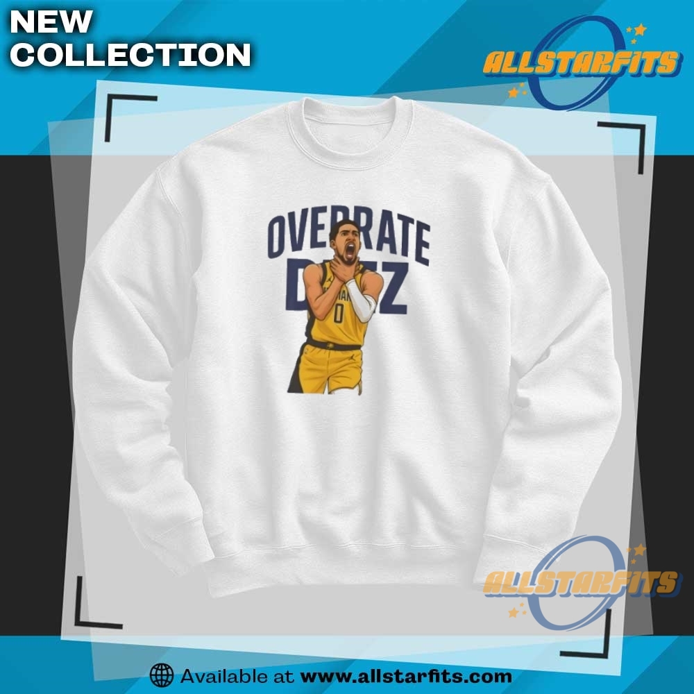 Indiana Pacers Tyrese Haliburton Choke Overrate Deez Basketball Shirt 6 Indiana Pacers Tyrese Haliburton Choke Overrate Deez Basketball shirt