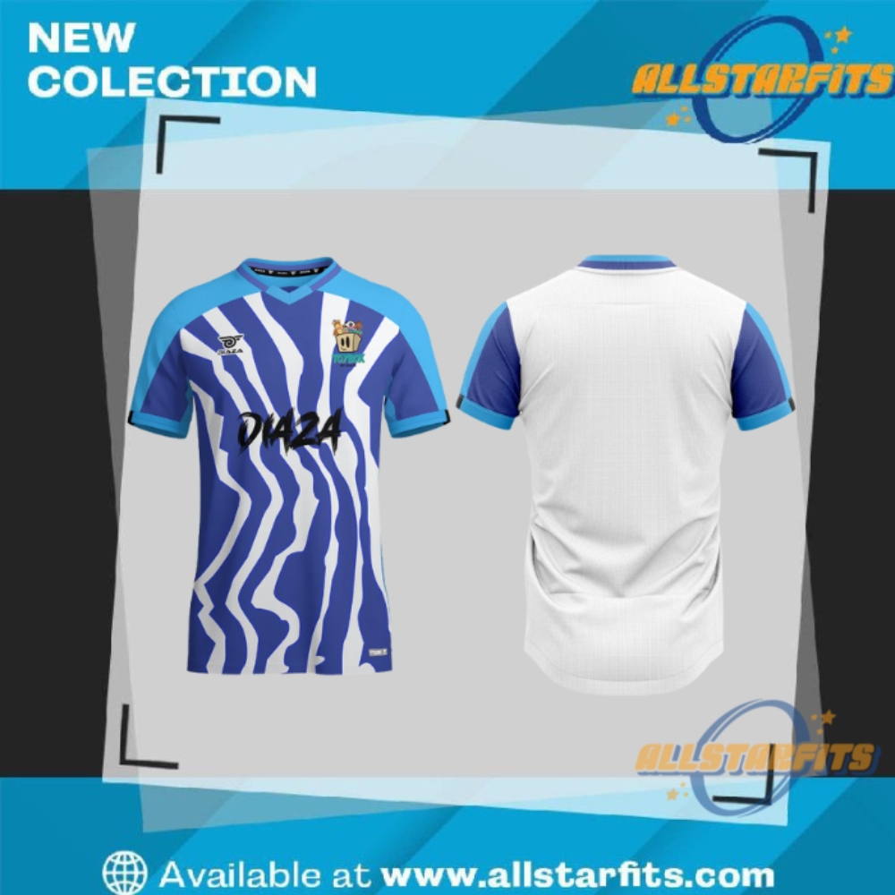 "Top Limited Edition Soccer Jerseys: Vyper, Campobasso, and More Revealed" 9 Diaza Blue River Toybox Jersey
