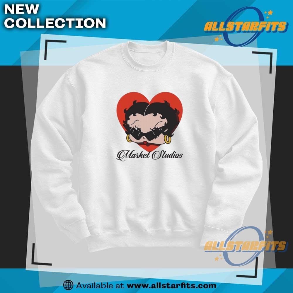Official Betty Boop X Market Studios Heart T Shirt 6 Official Betty Boop x Market Studios Heart T Shirt