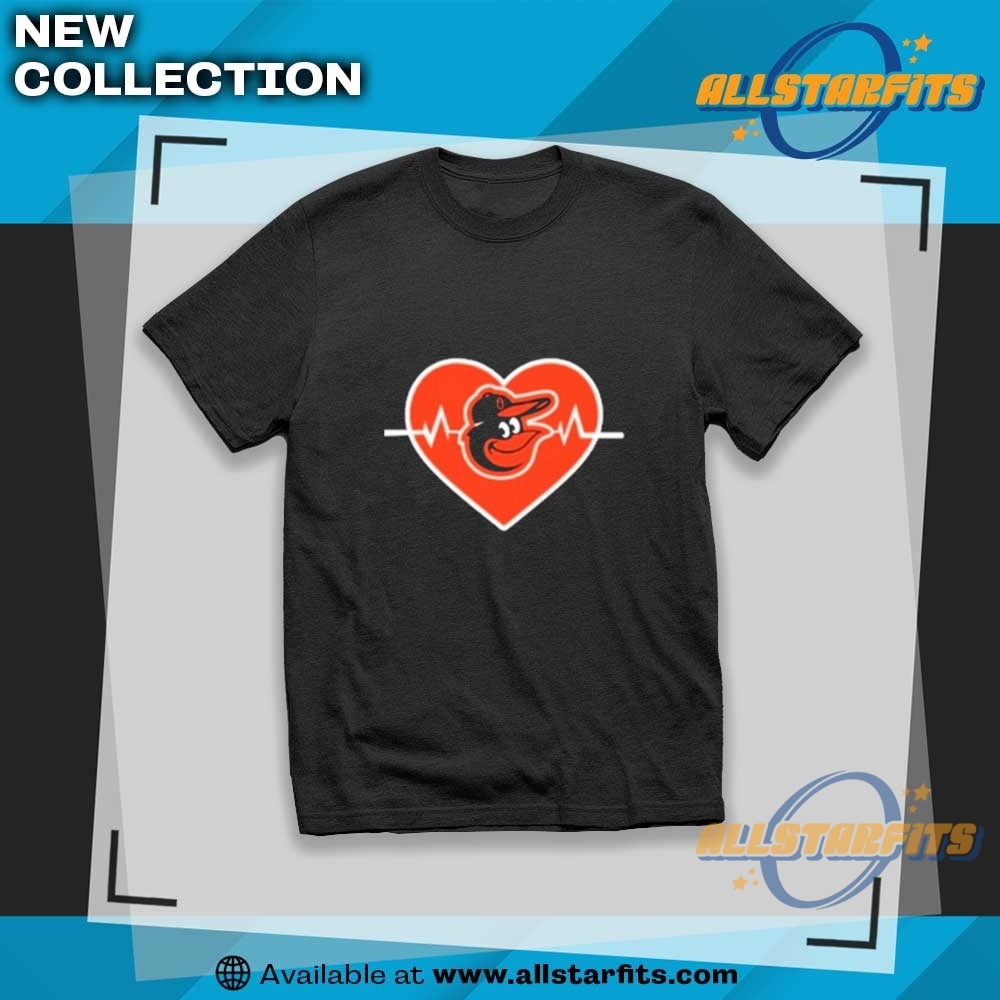 "Top Trending T-Shirts: Ukraine Support, Iconic Figures, and NBA Showdowns" 17 Baltimore Orioles Theme Night Healthcare Heartbeat T Shirt