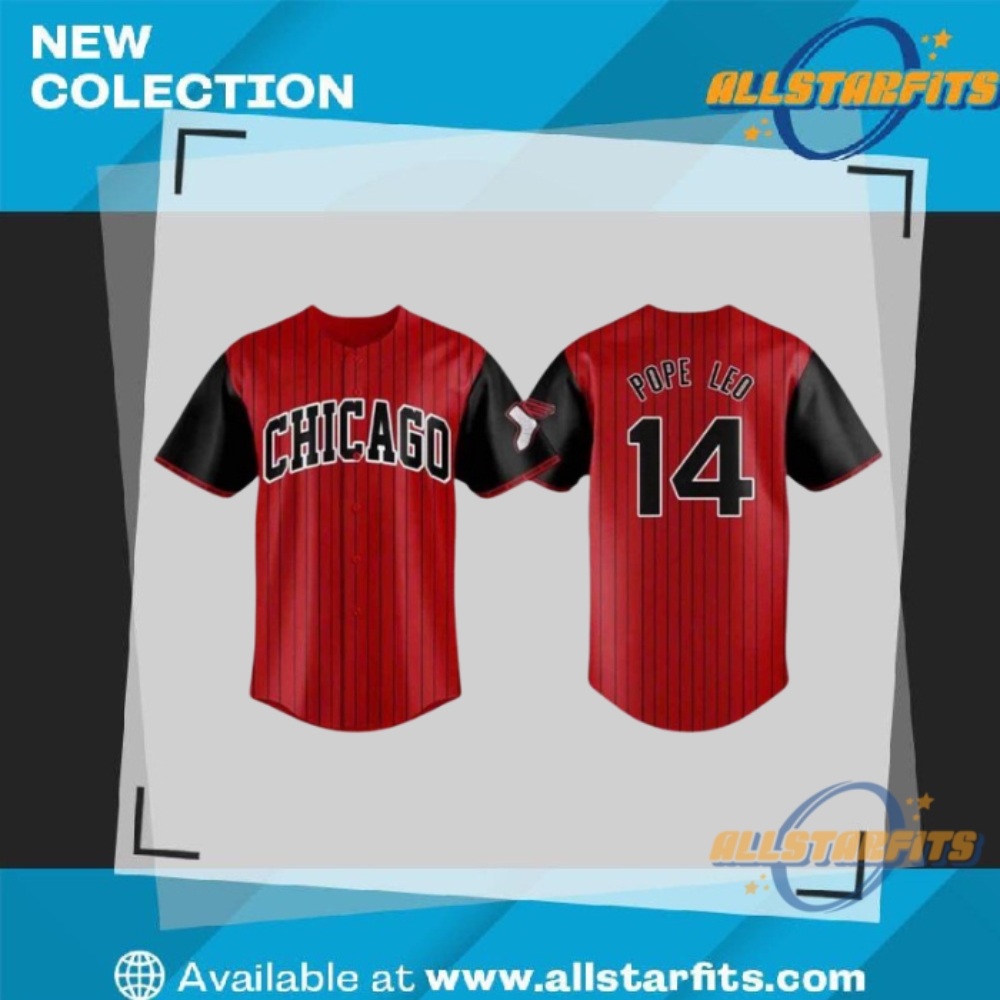 White Sox Pope Leo Xiv City Connect 2025 Baseball Jersey
