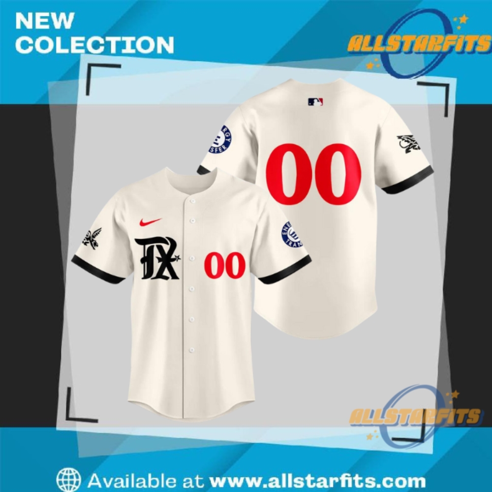 Texas Rangers City Connect Uniform Baseball Jersey