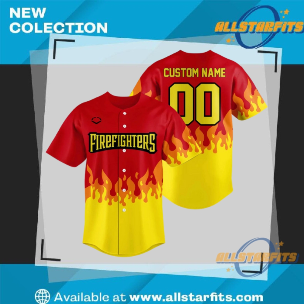 The Firefighters Banana Ball Limited Edition Baseball Jersey