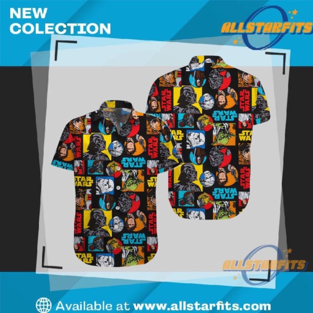 "Top Disney-Themed Hawaiian Shirts for Kids and Family Parties" 8 Star Wars Hawaiian Shirt
