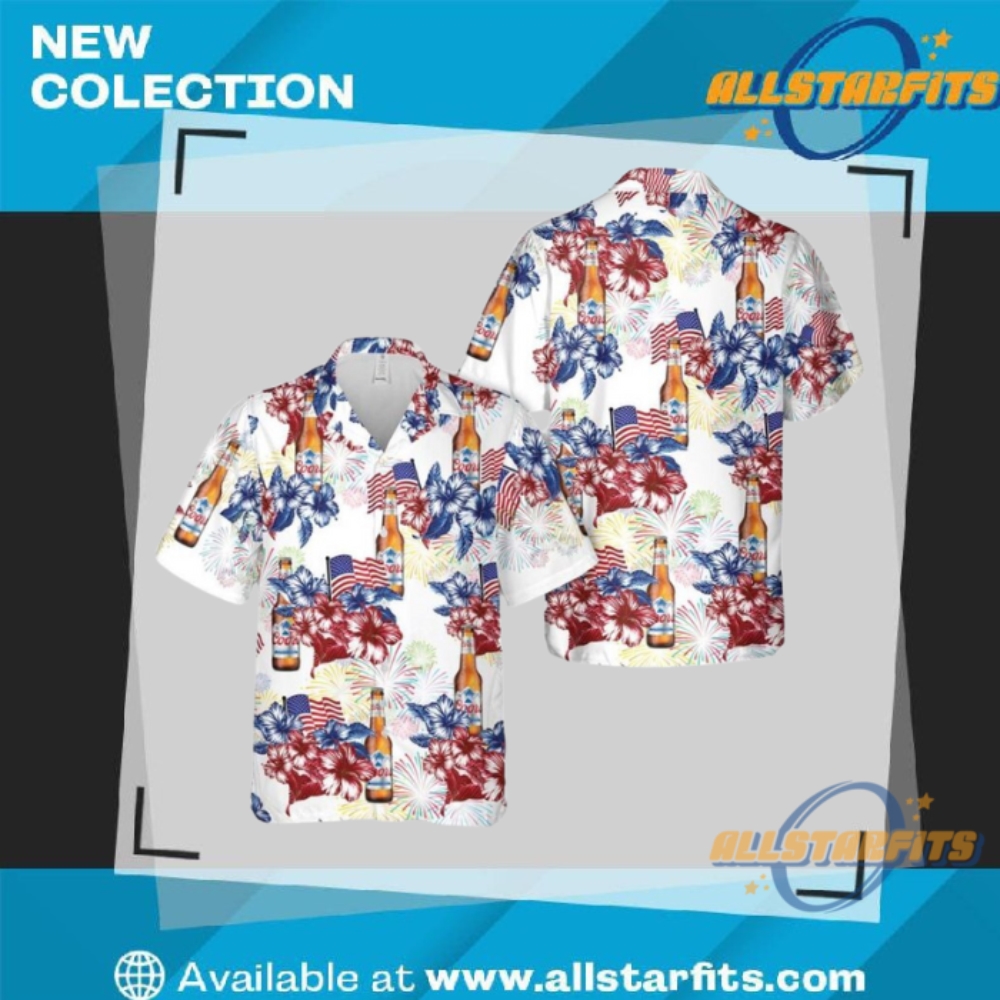 "Top Disney-Themed Hawaiian Shirts for Kids and Family Parties" 12 Coors Brewing 4Th Of July Hawaiian Shirt