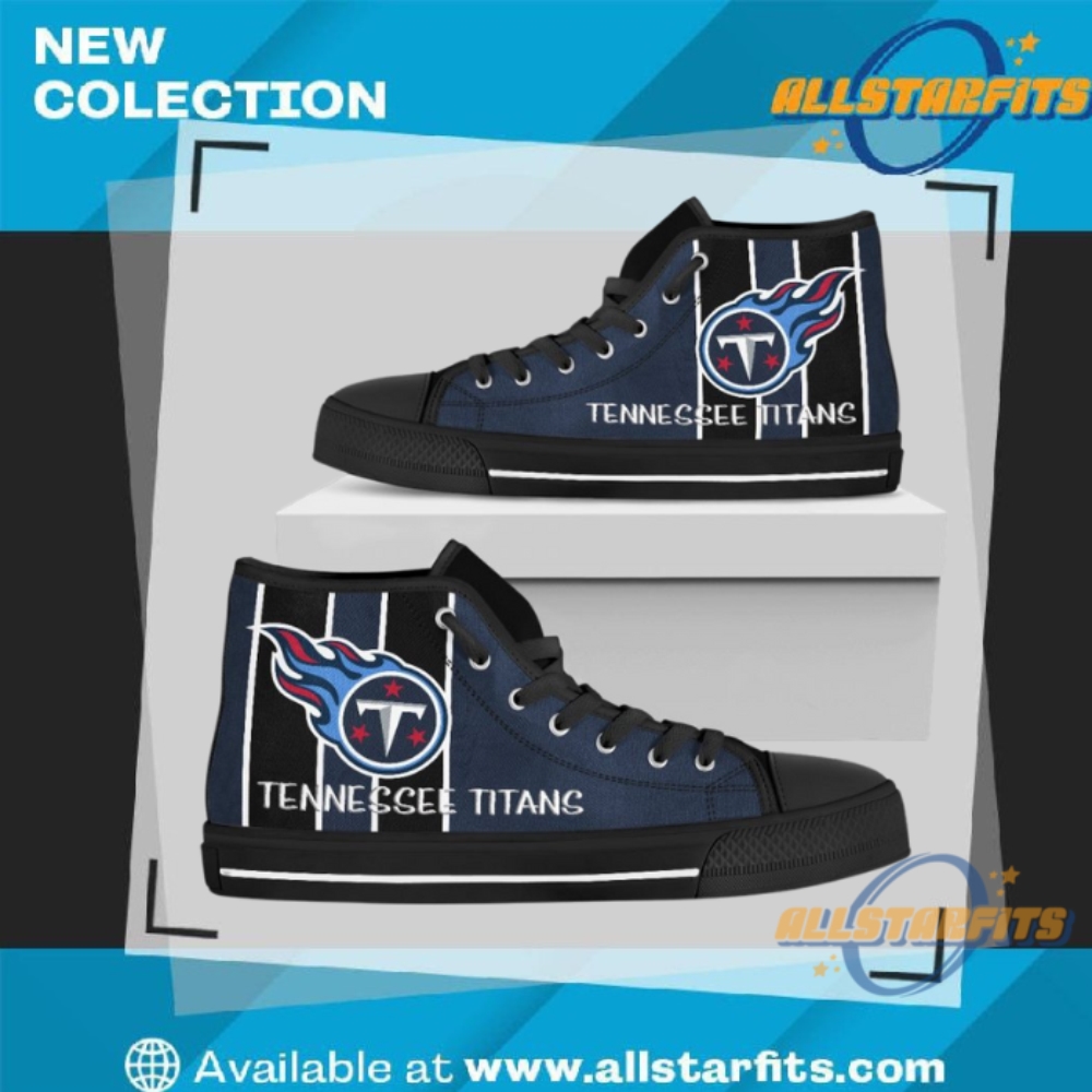 Steaky Trending Fashion Sporty Tennessee Titans High Top Shoes