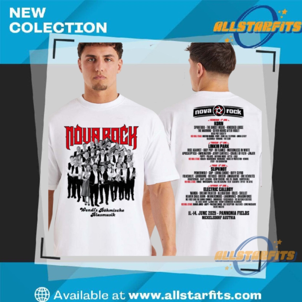 Nova Rock 202 Wendis Bohmische Blasmusik Shirt