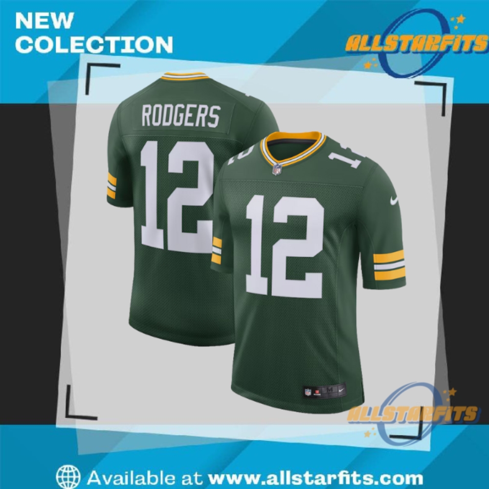 "Top Limited Edition Jerseys for 2023: Soccer and NFL Picks" 3 Aaron Rodgers Green Green Bay Packers Classic Limited Player Jersey