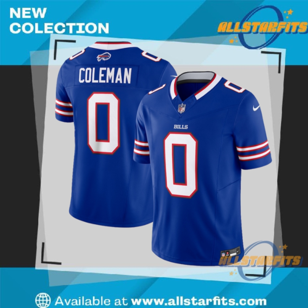 "Top Limited Edition Jerseys for 2023: Soccer and NFL Picks" 4 Keon Coleman Royal Buffalo Bills Team Vapor F.U.S.E. Limited Jersey