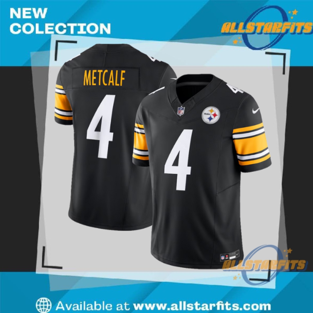 "Top Limited Edition Jerseys for 2023: Soccer and NFL Picks" 5 Dk Metcalf Black Pittsburgh Steelers Team Vapor F.U.S.E. Limited Jersey