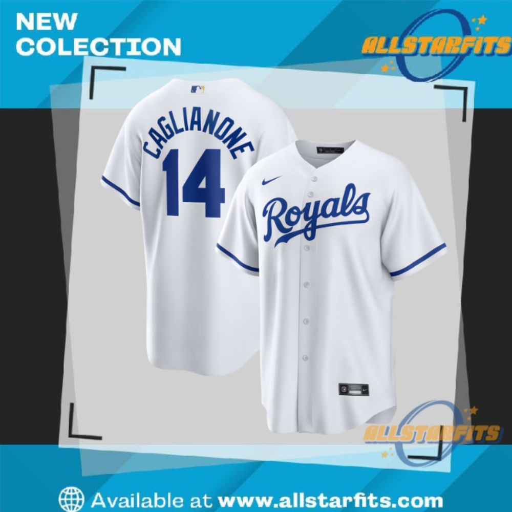 "Top Limited Edition Jerseys for 2023: Soccer and NFL Picks" 21 Jac Caglianone Kansas City Royals Nike Home Replica Jersey