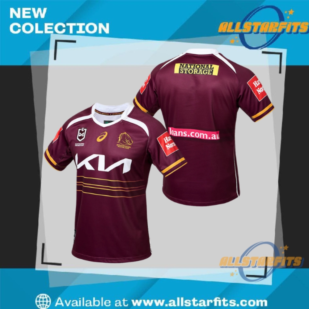 "Top Limited Edition Jerseys for 2023: Soccer and NFL Picks" 22 Brisbane Broncos Nrlw Replica Home Jersey