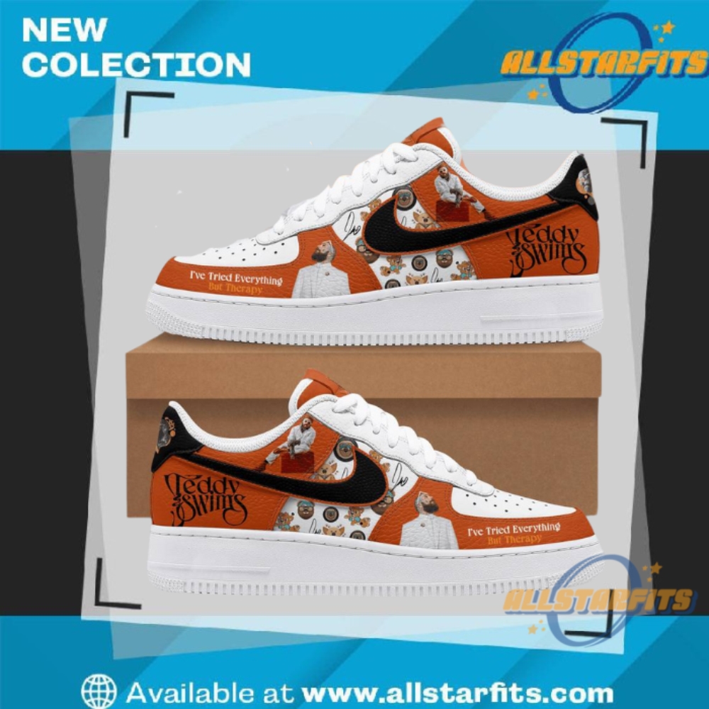 Teddy Swims Limited Edition Air Force 1 Shoes allstarfits 1