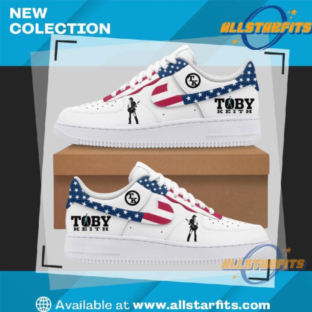"Must-Have Limited Edition Air Force 1 Sneakers for Collectors 2023" 11 Toby Keith American Anthem Edition Nike Air Force 1