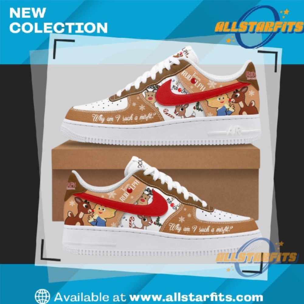 "Must-Have Limited Edition Air Force 1 Sneakers for Collectors 2023" 20 Rudolph The Red Nosed Reindeer Air Force 1 Sneaker