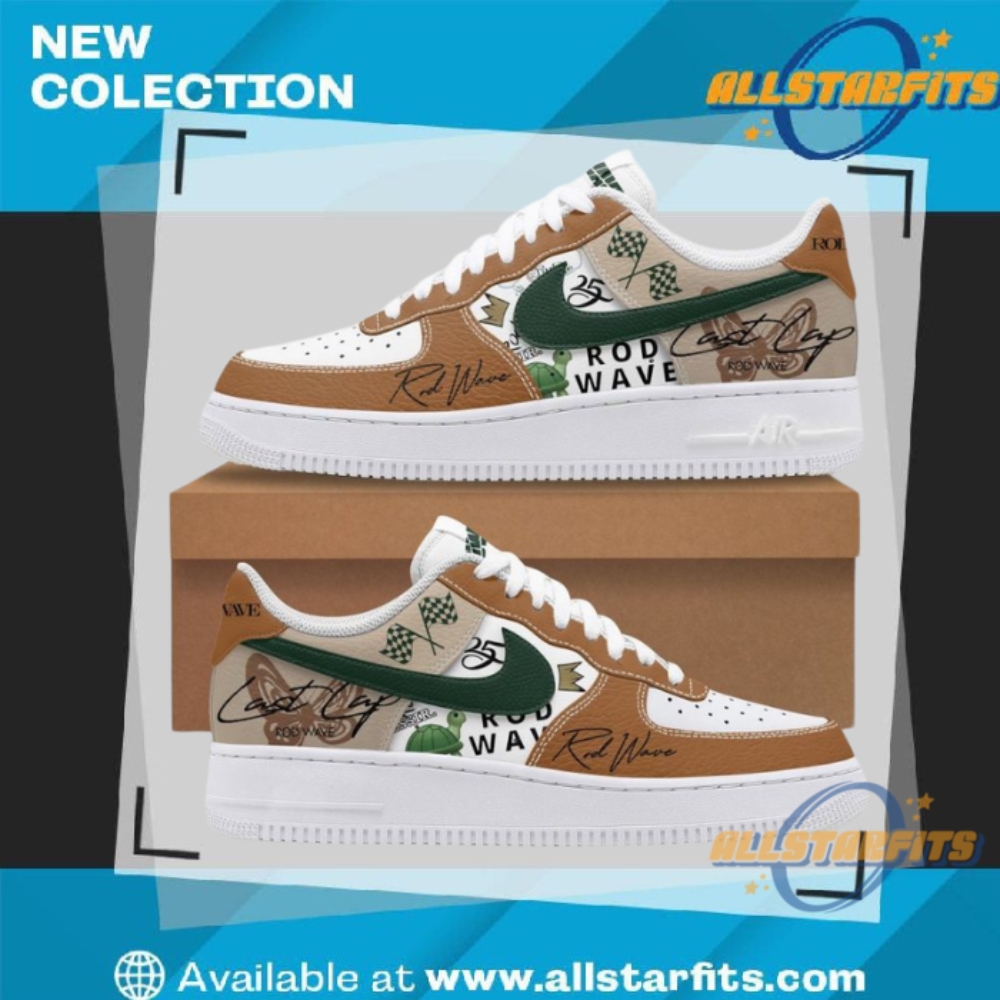 "Must-Have Limited Edition Air Force 1 Sneakers for Collectors 2023" 21 Rod Wave Air Force 1 Sneaker