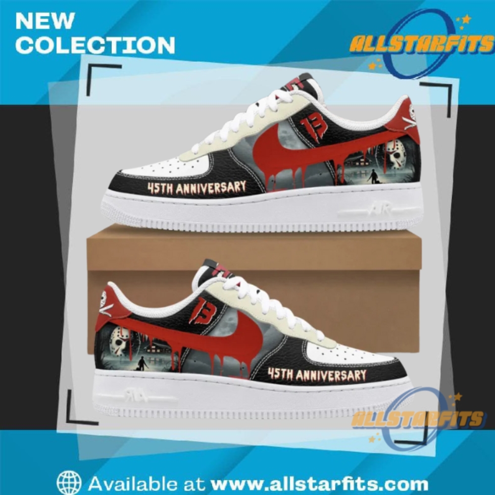 "Must-Have Limited Edition Air Force 1 Sneakers for Collectors 2023" 25 Friday The 13Th 45Th Anniversary Air Force Shoes