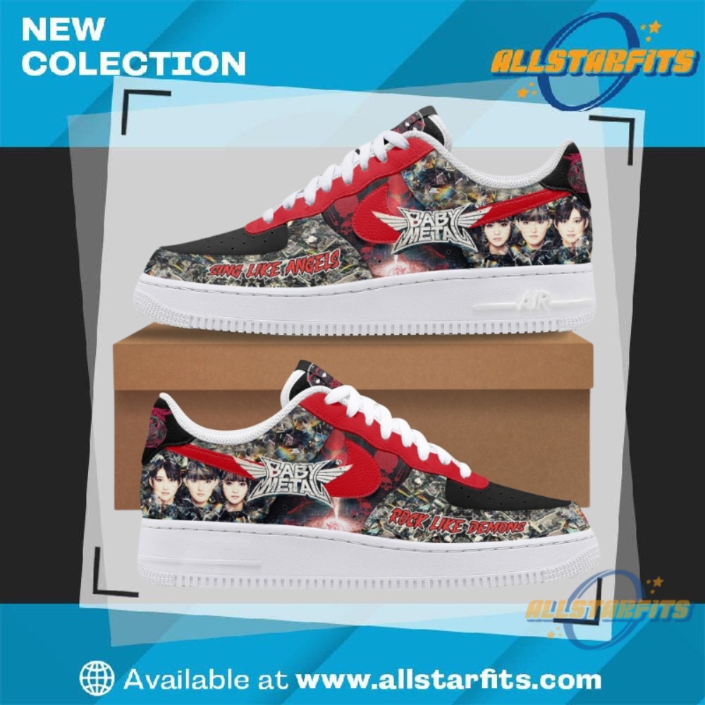 "Top 5 Custom Air Force 1 Shoes for Music Lovers 2025" 5 Babymetal Custom Air Force 1 Shoes Kpop Metal Fusion Fan Sneaker