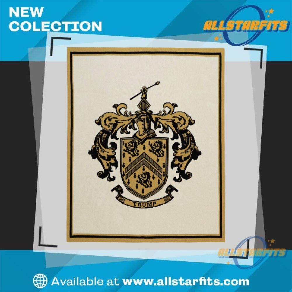 "Top 2025 Fashion Picks: Jerseys, Tees, and Custom Sneakers" 8 Trump Crest Blanket