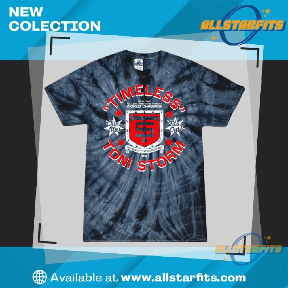 "Top 2025 Fashion Picks: Jerseys, Tees, and Custom Sneakers" 11 Timeless Toni Storm Aew Tie Dye T Shirt Womens Wrestling Champion