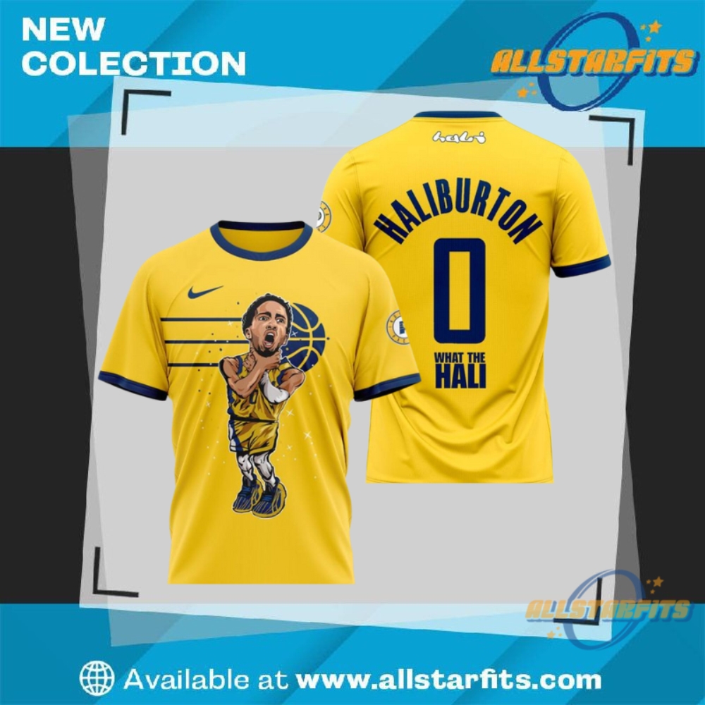"Top Limited Edition Jerseys: Muller, Messi, Dodgers, More in 2023" 6 Indiana Pacers Tyrese Haliburton What The Hali Nba Finals 2025 T Shirt