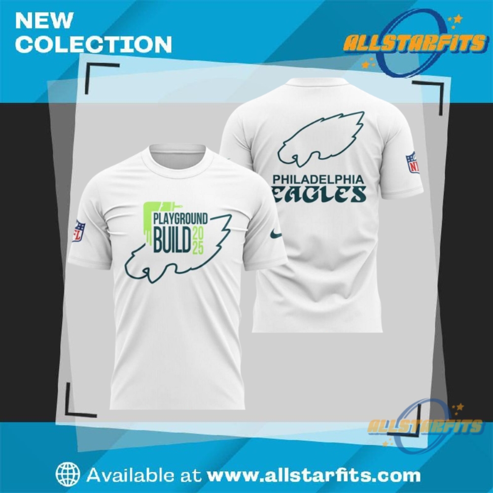 "Top Limited Edition Jerseys: Muller, Messi, Dodgers, More in 2023" 9 Philadelphia Eagles Playground Build Eagles Stroke 2025 Tee
