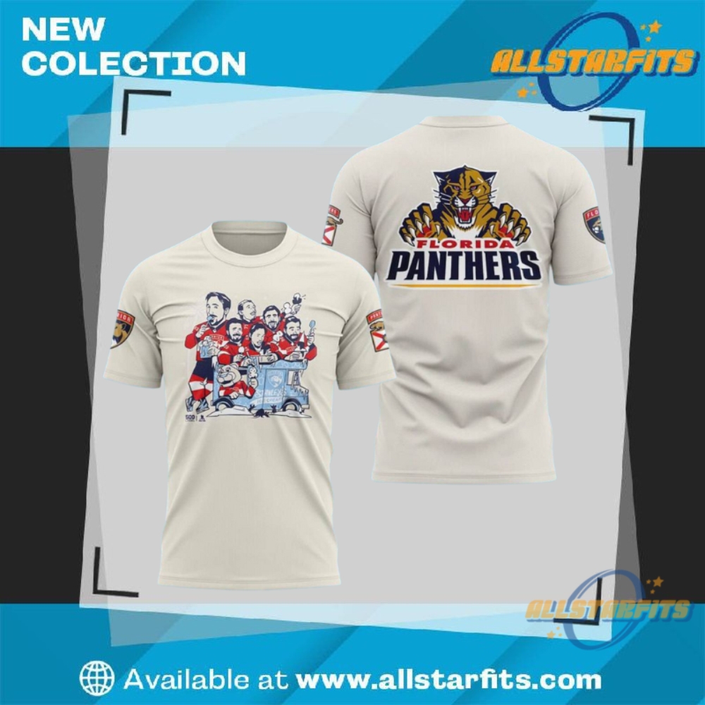 "Top Limited Edition Jerseys: Muller, Messi, Dodgers, More in 2023" 10 Florida Panthers Ice Cream Scoops Graphic Limited Edition Shirt