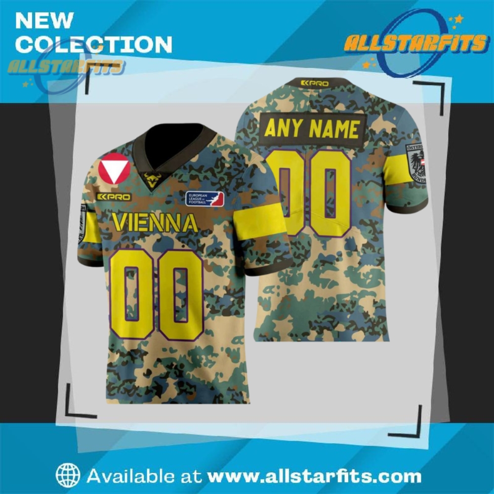 Vienna Vikings Salute To Service 2025 Personalized Football Jersey allstarfits 1