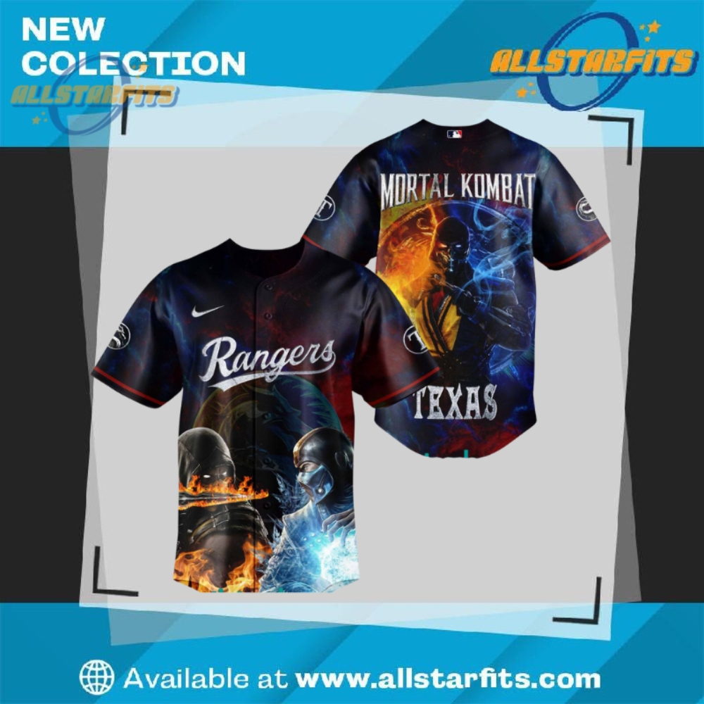 "Top 5 Must-Have Custom Jerseys: Unique Sports and Heritage Styles" 4 Texas Rangers X Mortal Kombat Night Limited Edition Baseball Jersey